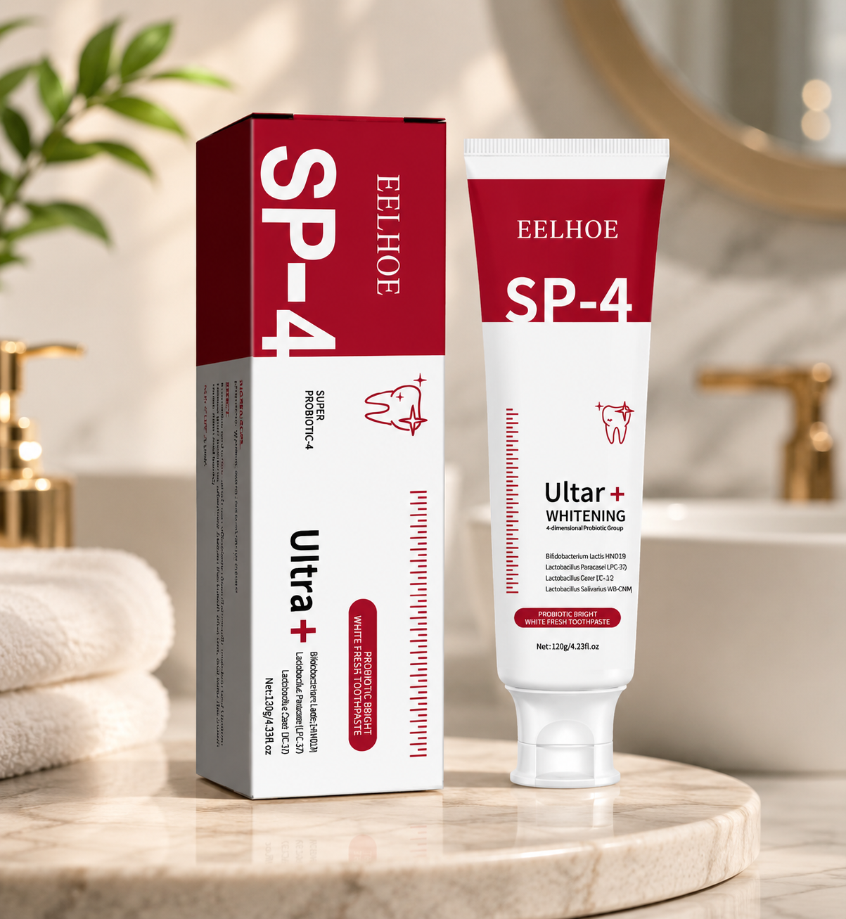Sp-4 Probiotic Stain Removing Toothpaste - Free Delivery
